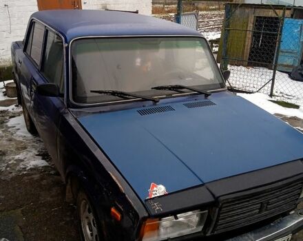Синий ВАЗ 2107, объемом двигателя 1.5 л и пробегом 88 тыс. км за 800 $, фото 1 на Automoto.ua