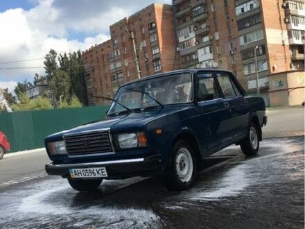 Синий ВАЗ 2107, объемом двигателя 0 л и пробегом 74 тыс. км за 900 $, фото 1 на Automoto.ua