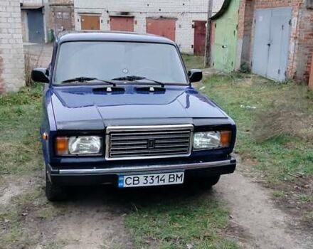 Синий ВАЗ 2107, объемом двигателя 1.5 л и пробегом 46 тыс. км за 1550 $, фото 1 на Automoto.ua
