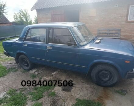 Синий ВАЗ 2107, объемом двигателя 1.5 л и пробегом 3 тыс. км за 449 $, фото 1 на Automoto.ua