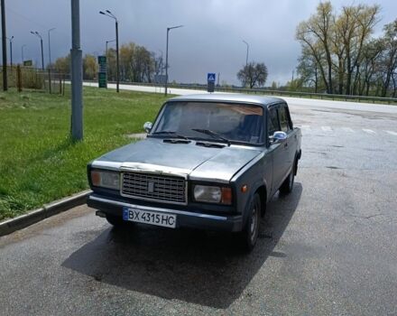 Синий ВАЗ 2107, объемом двигателя 1.5 л и пробегом 70 тыс. км за 674 $, фото 1 на Automoto.ua