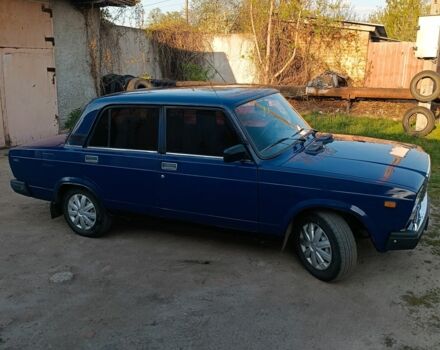 Синий ВАЗ 2107, объемом двигателя 1.5 л и пробегом 165 тыс. км за 1487 $, фото 1 на Automoto.ua