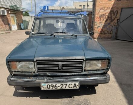 Синий ВАЗ 2107, объемом двигателя 1.5 л и пробегом 200 тыс. км за 450 $, фото 1 на Automoto.ua