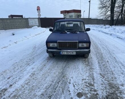 Синий ВАЗ 2107, объемом двигателя 1.5 л и пробегом 100 тыс. км за 694 $, фото 1 на Automoto.ua