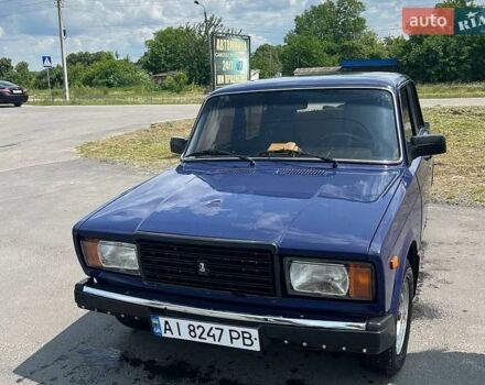 Синий ВАЗ 2107, объемом двигателя 1.5 л и пробегом 200 тыс. км за 1000 $, фото 1 на Automoto.ua