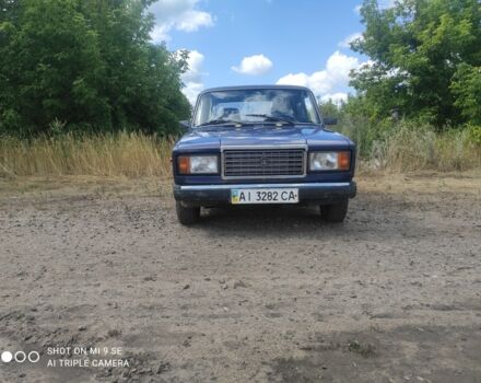 Синий ВАЗ 2107, объемом двигателя 1.5 л и пробегом 300 тыс. км за 800 $, фото 1 на Automoto.ua
