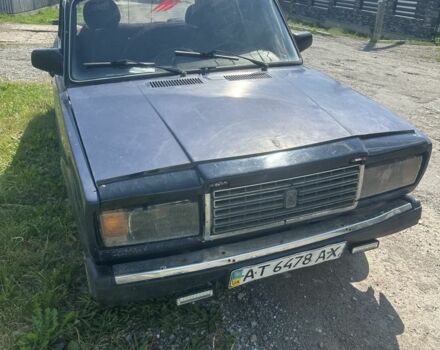 Синий ВАЗ 2107, объемом двигателя 2 л и пробегом 20 тыс. км за 352 $, фото 1 на Automoto.ua