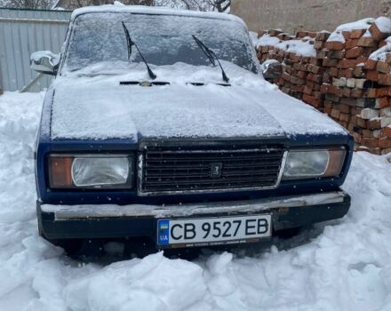 Синий ВАЗ 2107, объемом двигателя 1.5 л и пробегом 250 тыс. км за 2000 $, фото 1 на Automoto.ua