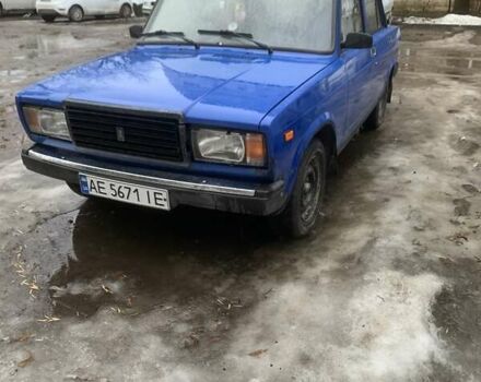 Синий ВАЗ 2107, объемом двигателя 1.45 л и пробегом 89 тыс. км за 1100 $, фото 1 на Automoto.ua