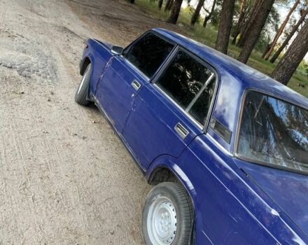 Синий ВАЗ 2107, объемом двигателя 3 л и пробегом 200 тыс. км за 450 $, фото 1 на Automoto.ua