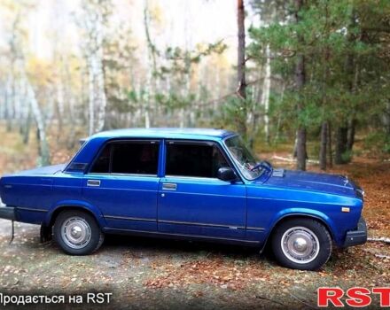 Синий ВАЗ 2107, объемом двигателя 1.5 л и пробегом 89 тыс. км за 1600 $, фото 1 на Automoto.ua