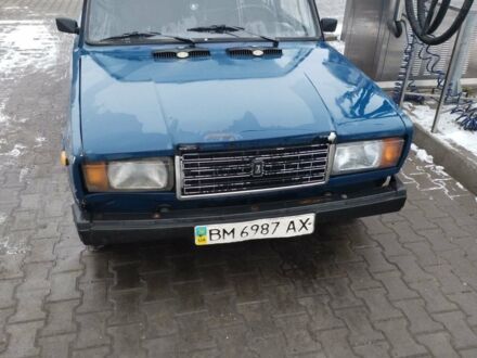 Синий ВАЗ 2107, объемом двигателя 1.5 л и пробегом 100 тыс. км за 450 $, фото 1 на Automoto.ua