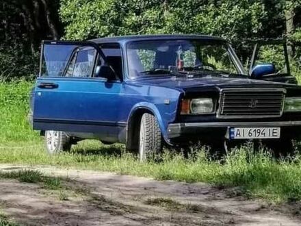 Синий ВАЗ 2107, объемом двигателя 1.5 л и пробегом 200 тыс. км за 268 $, фото 1 на Automoto.ua