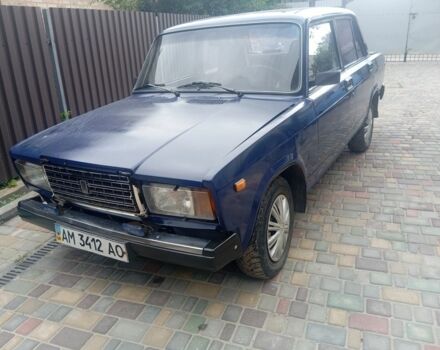 Синий ВАЗ 2107, объемом двигателя 0 л и пробегом 80 тыс. км за 504 $, фото 1 на Automoto.ua