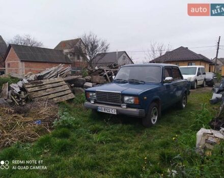 Синий ВАЗ 2107, объемом двигателя 1.5 л и пробегом 30 тыс. км за 1150 $, фото 1 на Automoto.ua