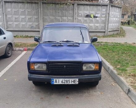 Синий ВАЗ 2107, объемом двигателя 1.5 л и пробегом 250 тыс. км за 775 $, фото 1 на Automoto.ua