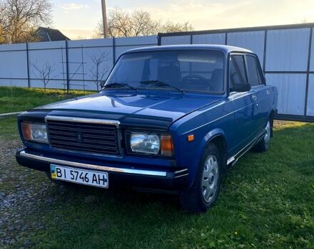 Синий ВАЗ 2107, объемом двигателя 1.6 л и пробегом 96 тыс. км за 950 $, фото 1 на Automoto.ua
