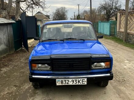 Синий ВАЗ 2107, объемом двигателя 1.5 л и пробегом 156 тыс. км за 850 $, фото 1 на Automoto.ua