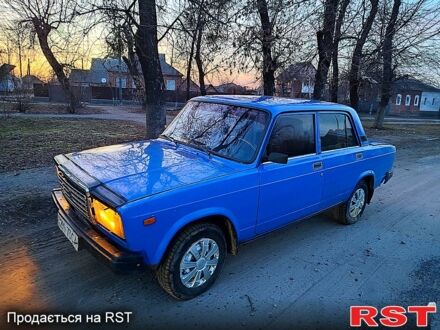 Синий ВАЗ 2107, объемом двигателя 1.6 л и пробегом 100 тыс. км за 750 $, фото 1 на Automoto.ua