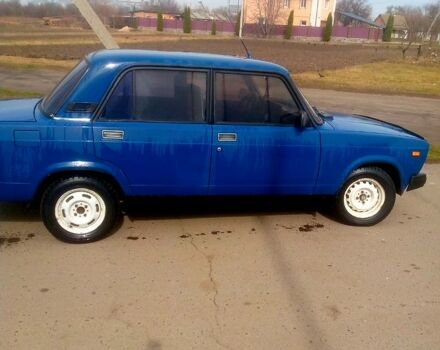 Синий ВАЗ 2107, объемом двигателя 1.5 л и пробегом 1500 тыс. км за 800 $, фото 1 на Automoto.ua