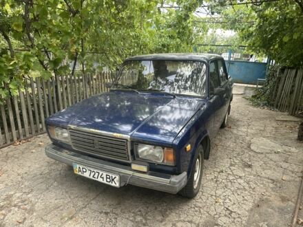 Синий ВАЗ 2107, объемом двигателя 1.5 л и пробегом 60 тыс. км за 600 $, фото 1 на Automoto.ua