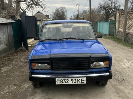 Синий ВАЗ 2107, объемом двигателя 1.5 л и пробегом 56 тыс. км за 850 $, фото 1 на Automoto.ua