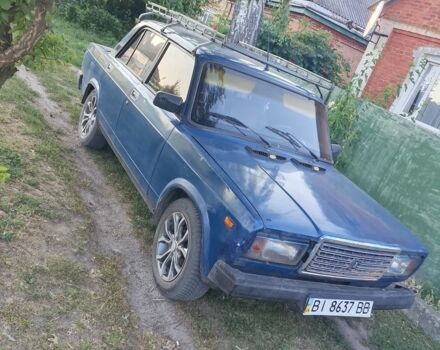 Синій ВАЗ 2107, об'ємом двигуна 1.5 л та пробігом 23 тис. км за 623 $, фото 1 на Automoto.ua
