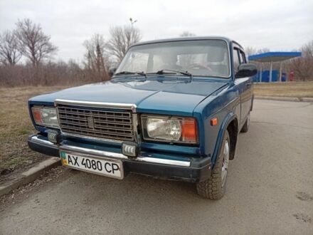Синий ВАЗ 2107, объемом двигателя 1.5 л и пробегом 180 тыс. км за 1028 $, фото 1 на Automoto.ua