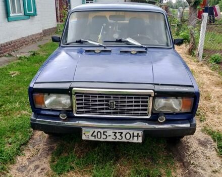 Синий ВАЗ 2107, объемом двигателя 0 л и пробегом 100 тыс. км за 605 $, фото 1 на Automoto.ua