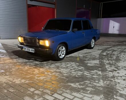 Синий ВАЗ 2107, объемом двигателя 1.5 л и пробегом 111 тыс. км за 1100 $, фото 1 на Automoto.ua