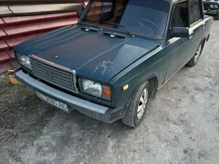 Синий ВАЗ 2107, объемом двигателя 1.5 л и пробегом 200 тыс. км за 2000 $, фото 1 на Automoto.ua