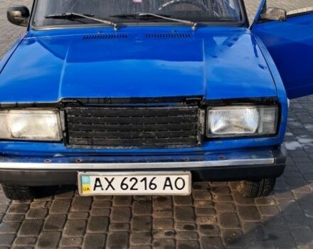 Синий ВАЗ 2107, объемом двигателя 1.5 л и пробегом 1000 тыс. км за 600 $, фото 1 на Automoto.ua
