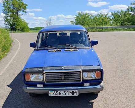 Синій ВАЗ 2107, об'ємом двигуна 1.45 л та пробігом 108 тис. км за 600 $, фото 1 на Automoto.ua