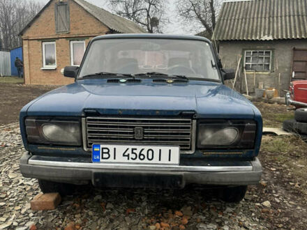 ВАЗ 2107 2001 в Полтаве на Automoto.ua Синий ВАЗ 2107, объемом двигателя 1.45 л и пробегом 77 тыс. км за 578 $, фото 1 на Automoto.ua