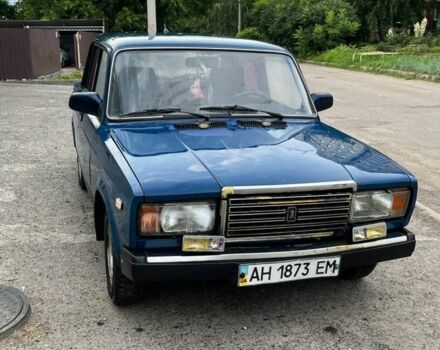 Синий ВАЗ 2107, объемом двигателя 1.3 л и пробегом 3 тыс. км за 439 $, фото 1 на Automoto.ua