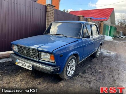 Синий ВАЗ 2107, объемом двигателя 1.5 л и пробегом 136 тыс. км за 1000 $, фото 1 на Automoto.ua