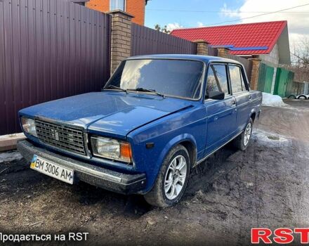 Синий ВАЗ 2107, объемом двигателя 1.5 л и пробегом 136 тыс. км за 1000 $, фото 1 на Automoto.ua