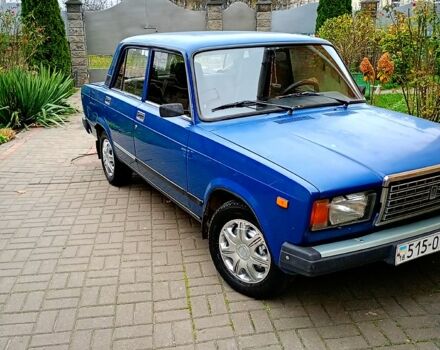 Синий ВАЗ 2107, объемом двигателя 1.5 л и пробегом 210 тыс. км за 1000 $, фото 1 на Automoto.ua