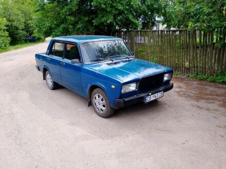 Синий ВАЗ 2107, объемом двигателя 1.5 л и пробегом 180 тыс. км за 1000 $, фото 1 на Automoto.ua