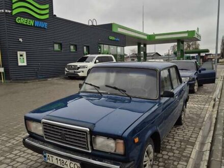 Синий ВАЗ 2107, объемом двигателя 1.5 л и пробегом 100 тыс. км за 650 $, фото 1 на Automoto.ua