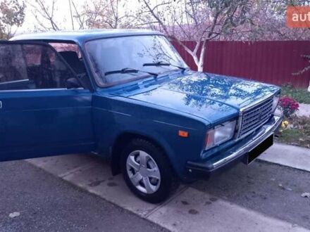 Синий ВАЗ 2107, объемом двигателя 1.45 л и пробегом 150 тыс. км за 1550 $, фото 1 на Automoto.ua