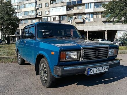 Синий ВАЗ 2107, объемом двигателя 1.6 л и пробегом 120 тыс. км за 1400 $, фото 1 на Automoto.ua