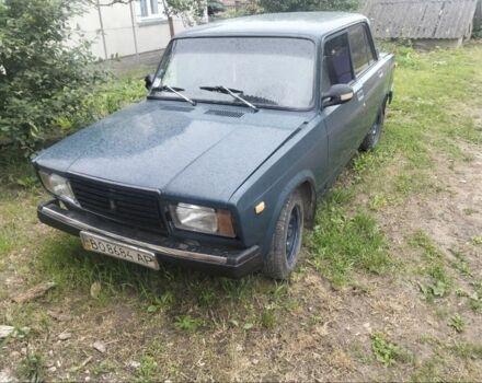 Синий ВАЗ 2107, объемом двигателя 1.5 л и пробегом 100 тыс. км за 650 $, фото 1 на Automoto.ua