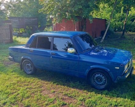 Синий ВАЗ 2107, объемом двигателя 1.5 л и пробегом 100 тыс. км за 1000 $, фото 1 на Automoto.ua