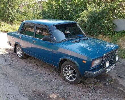 Синий ВАЗ 2107, объемом двигателя 1.5 л и пробегом 130 тыс. км за 1750 $, фото 1 на Automoto.ua