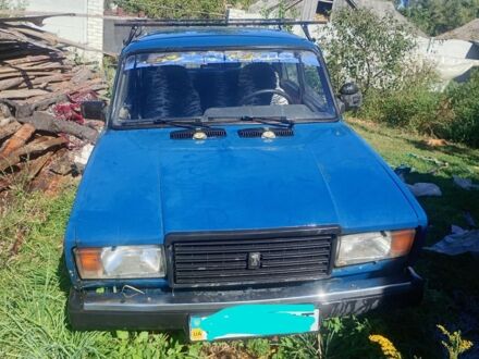 Синій ВАЗ 2107, об'ємом двигуна 1.5 л та пробігом 50 тис. км за 712 $, фото 1 на Automoto.ua
