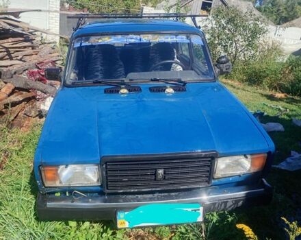 Синій ВАЗ 2107, об'ємом двигуна 1.5 л та пробігом 50 тис. км за 712 $, фото 1 на Automoto.ua