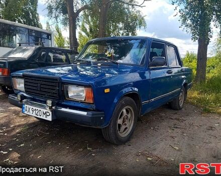 Синий ВАЗ 2107, объемом двигателя 1.6 л и пробегом 125 тыс. км за 1250 $, фото 1 на Automoto.ua