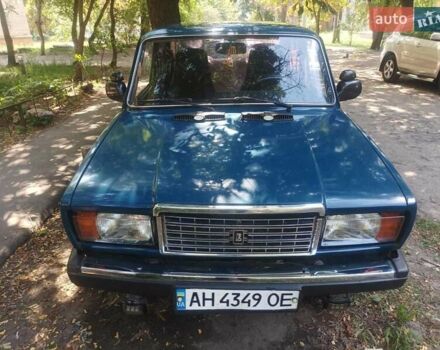 Синій ВАЗ 2107, об'ємом двигуна 1.45 л та пробігом 123 тис. км за 1400 $, фото 1 на Automoto.ua