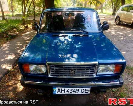 Синій ВАЗ 2107, об'ємом двигуна 1.5 л та пробігом 123 тис. км за 1400 $, фото 1 на Automoto.ua